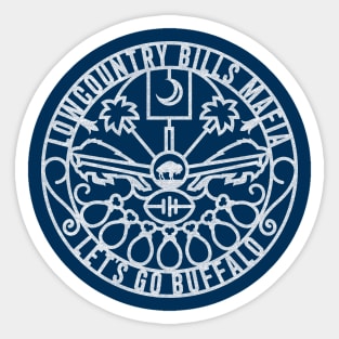 Forged by the Mafia - On Navy Sticker